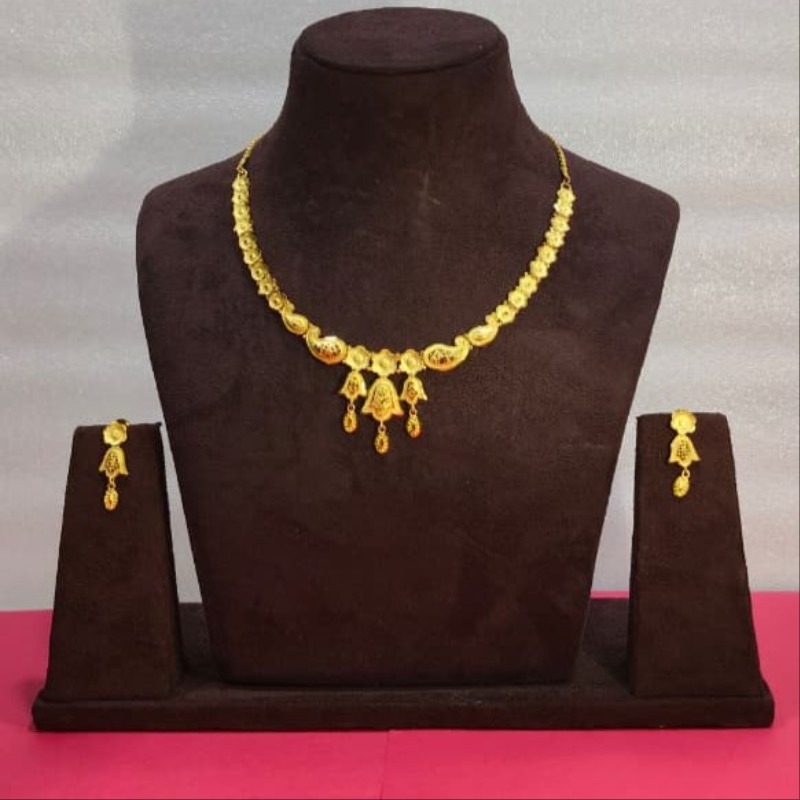 925 SILVER GOLD PLATED NECKLACE